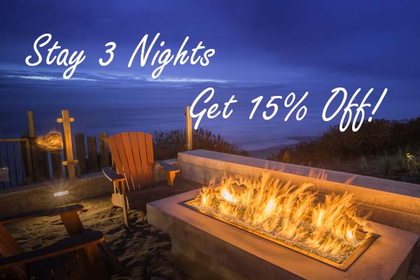 Stay 3 Nights or more and get 15% off!